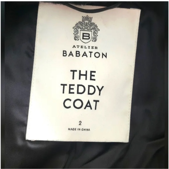 Aritzia teddy coat - Picture 2 of 2